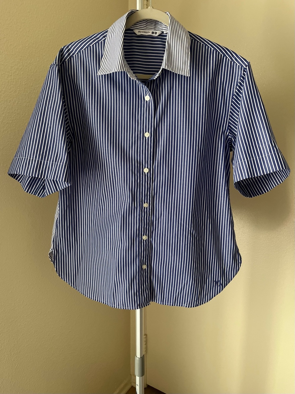 JW Anderson x Uniqlo Relaxed Fit Striped Short-Sleeve Shirt Size M